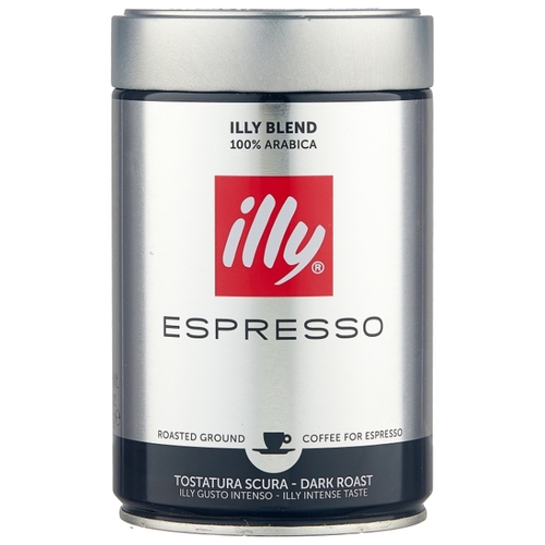 Кофе молотый Illy Espresso темная