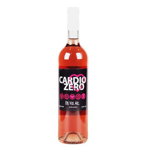 Вино розовое сухое безалкогольное Cardio