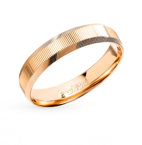 Золотое обручальное кольцо KARATOV «Обручальные