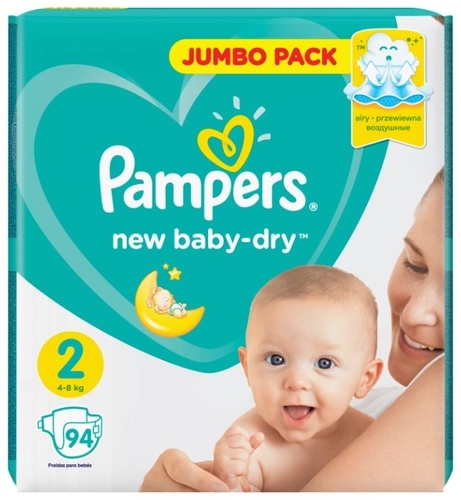 Pampers подгузники New Baby Dry