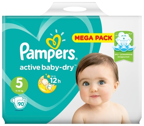 Pampers подгузники Active Baby-Dry 5 Детский мир 