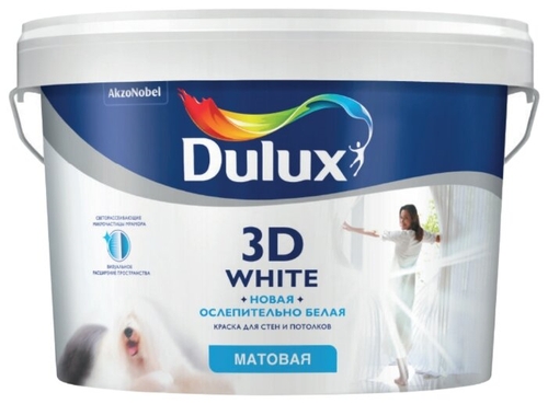 Краска латексная Dulux 3D White