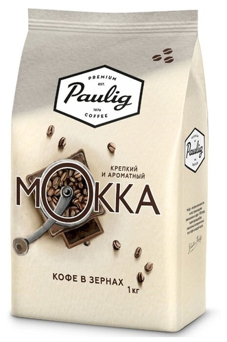 Кофе в зернах Paulig Mokka Хит 