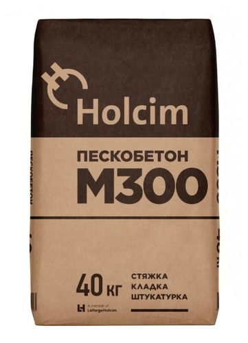 Пескобетон Holcim М300, 40 кг Хоздвор 