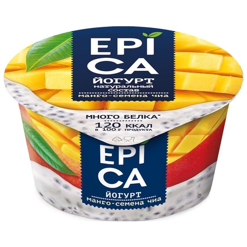 Йогурт EPICA манго и семена