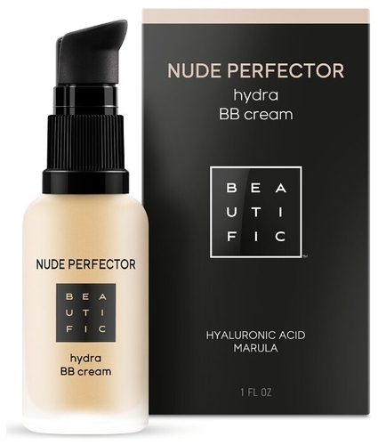BEAUTIFIC BB крем Nude Perfector тонирующий с гиалуроновой кислотой , 30 мл