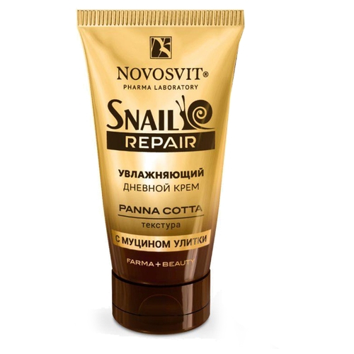 Novosvit Snail repair Увлажняющий дневной