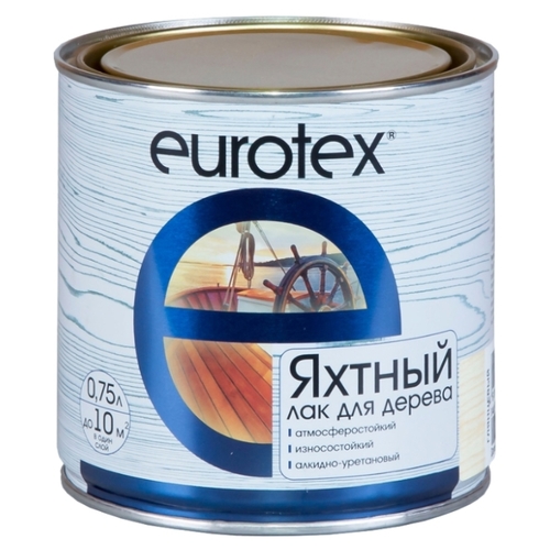 Лак яхтный EUROTEX Яхтный глянцевый (0.75 л) алкидно-уретановый
