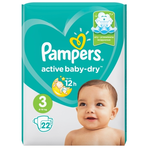Pampers подгузники Active Baby-Dry 3 Остров Чистоты 