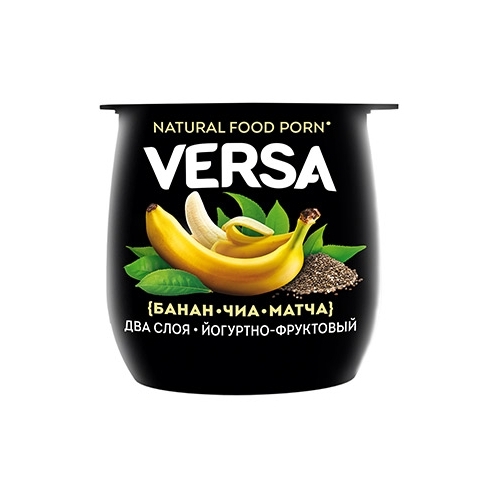Йогуртный продукт Versa Банан-Чиа-Матча 3.2%, ПерекрестОК 