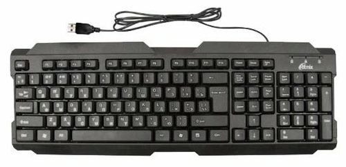 Клавиатура Ritmix RKB-121 Black USB
