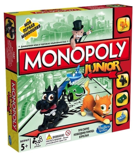 Настольная игра Monopoly Моя первая Три цены 