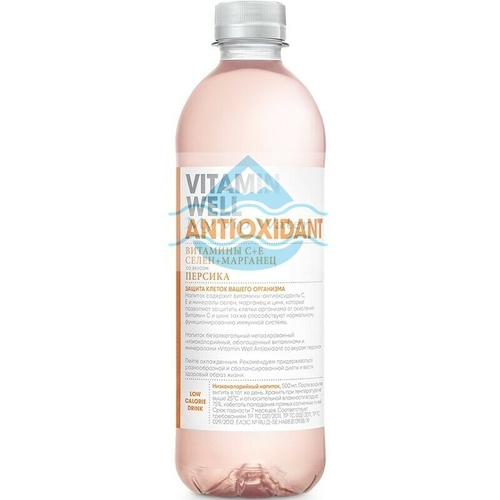 Напиток «Vitamin Well» Antioxidant, Персик, Веста 