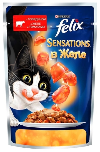 Корм для кошек Felix Sensations