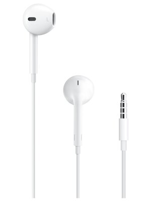 Наушники Apple EarPods (3.5 мм), цвет: белый