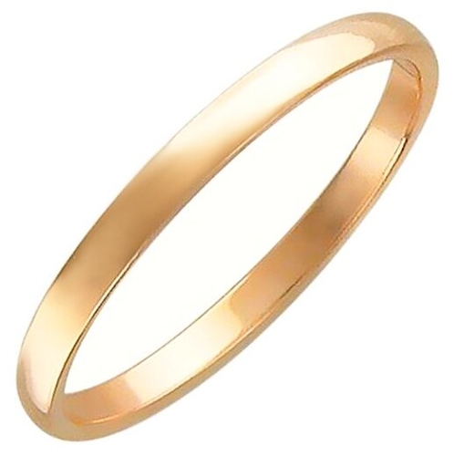 Эстет Обручальное кольцо из красного золота 01О010259 7 Карат 