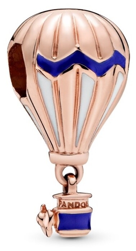 PANDORA Шарм Сине-белый воздушный шар 788055ENMX 7 Карат 