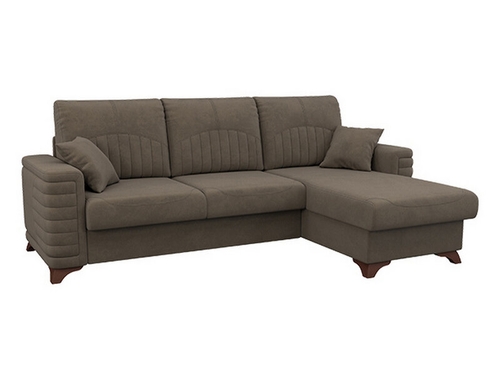 Угловой диван Первый Мебельный Джейми диван-кровать угловой Коричневый