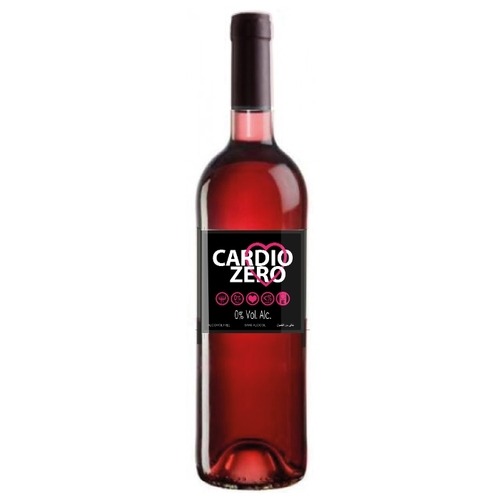 Вино безалкогольное Cardio Zero розовое сухое 0.75 л