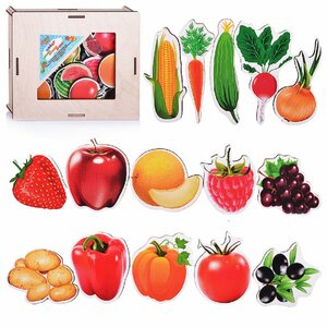 Пазл - набор Овощи, фрукты, Алми Бобруйск