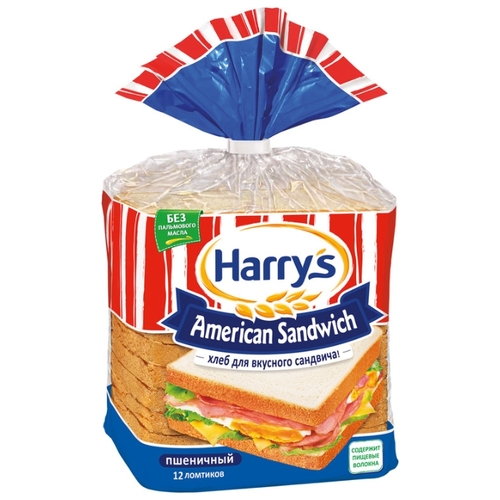 Harrys Хлеб сэндвичный пшеничный 470 Алми Барановичи