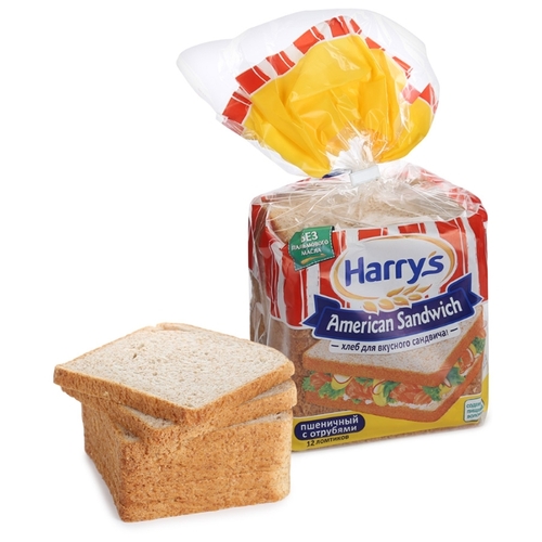 Harrys Хлеб American Sandwich пшеничный Алми Бобруйск