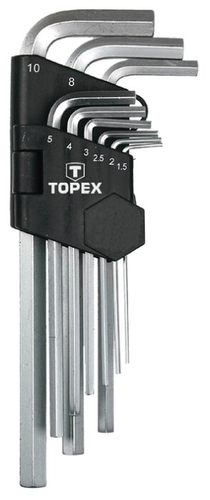 Набор имбусовых ключей TOPEX 35D956