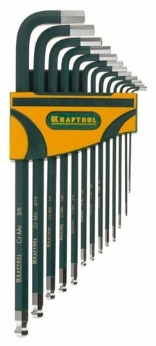 Набор имбусовых ключей Kraftool 27444-H13