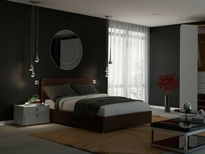 Кровать Monti с уклоном (200x160, Ами Мебель Молодечно