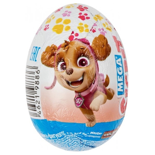 Шоколадное яйцо Сладкая Сказка Paw Patrol с игрушкой, молочный шоколад