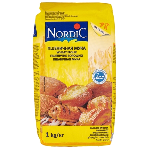 Мука Nordic пшеничная высший сорт Белмаркет 