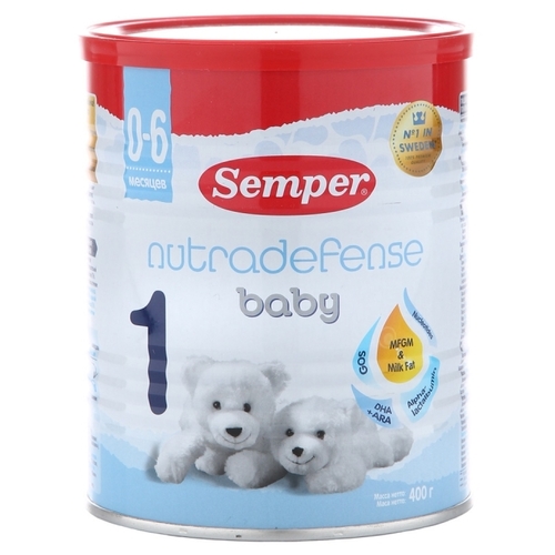 Смесь Semper Baby Nutradefense 1 (0-6 месяцев) 400 г
