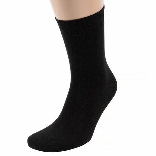 Носки хлопковые черные, размер 31