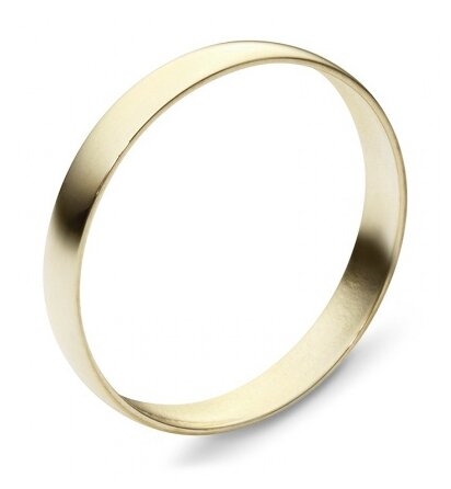 Эстет Обручальное кольцо из желтого золота 01О030182