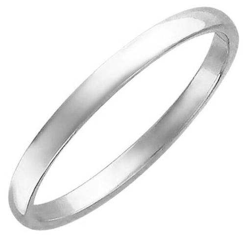 Эстет Обручальное кольцо из белого золота 01О020259 БелЮвелирТорг 