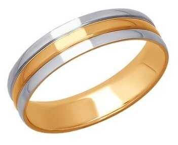 SOKOLOV Обручальное кольцо из комбинированного БелЮвелирТорг Молодечно