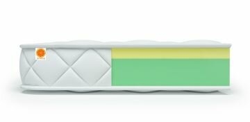 Матрас Citrus Комбава в рулоне - скрученный беспружинный ортопедический матрас в вакуумной упаковке из пенополиуретана 70Х190