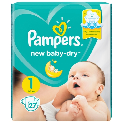 Pampers подгузники New Baby Dry