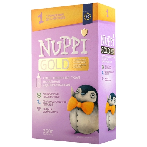 Смесь Nuppi Gold 1 в коробке (с рождения до 6 месяцев) 350 г Буслик 