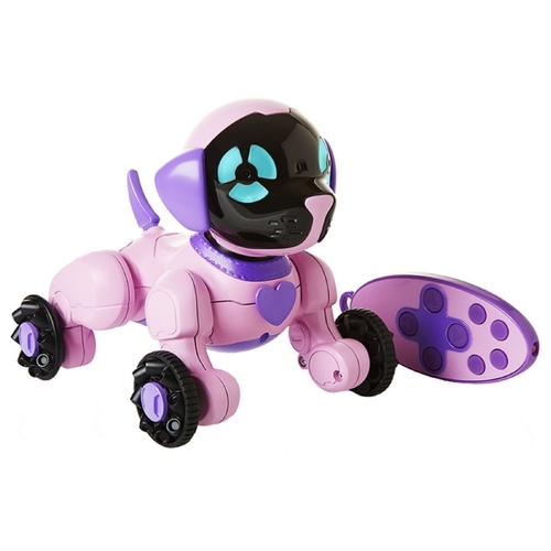Интерактивная игрушка робот WowWee Chippies, цвет: розовый Буслик 