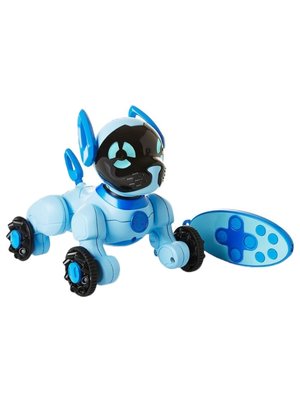 Интерактивная игрушка робот WowWee Chippies, цвет: голубой Буслик 