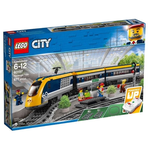 Электромеханический конструктор LEGO City 60197 Пассажирский поезд Буслик 