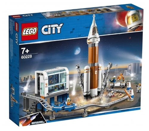 Конструктор LEGO City 60228 Ракета для запуска в далекий космос и пульт управления запуском Детский мир 