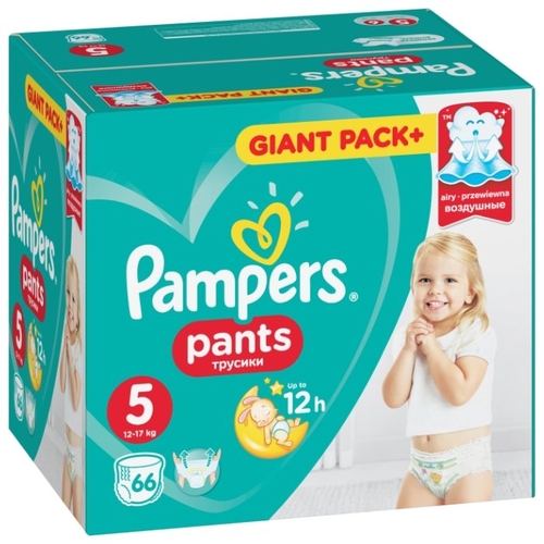 Pampers трусики Pants 5 (12-17 кг) 66 шт. Детский мир 