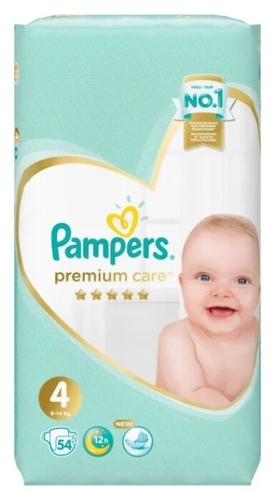 Pampers подгузники Premium Care 4 (9-14 кг) 54 шт. Детский мир 