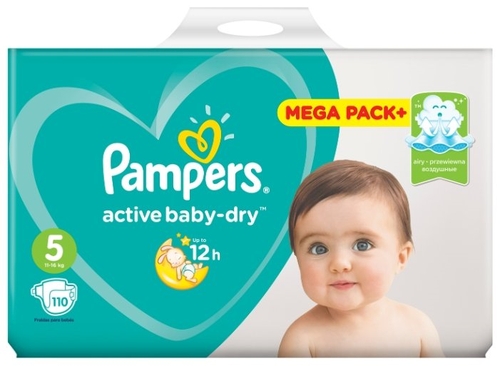 Pampers подгузники Active Baby-Dry 5