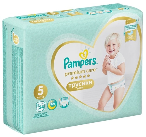 Pampers Premium Care трусики 5 Детский мир 