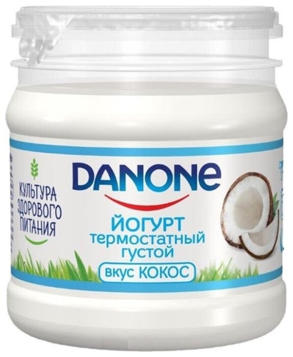 Йогурт Danone термостатный Кокос 3.3%, 160 г Дионис 