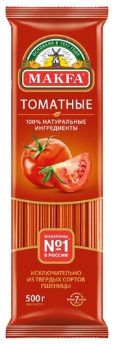 Макфа Макароны томатные, 500 г