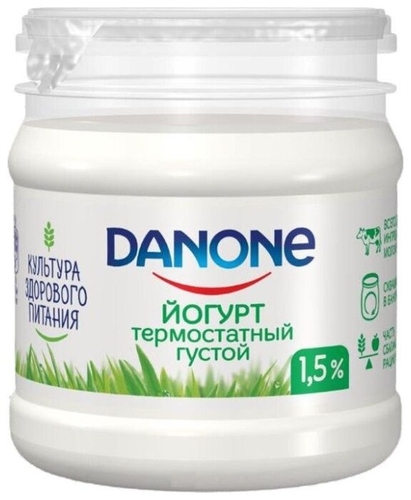 Йогурт Danone термостатный 1.5%, 160